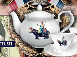 The britanian tea set limited edition by Blur